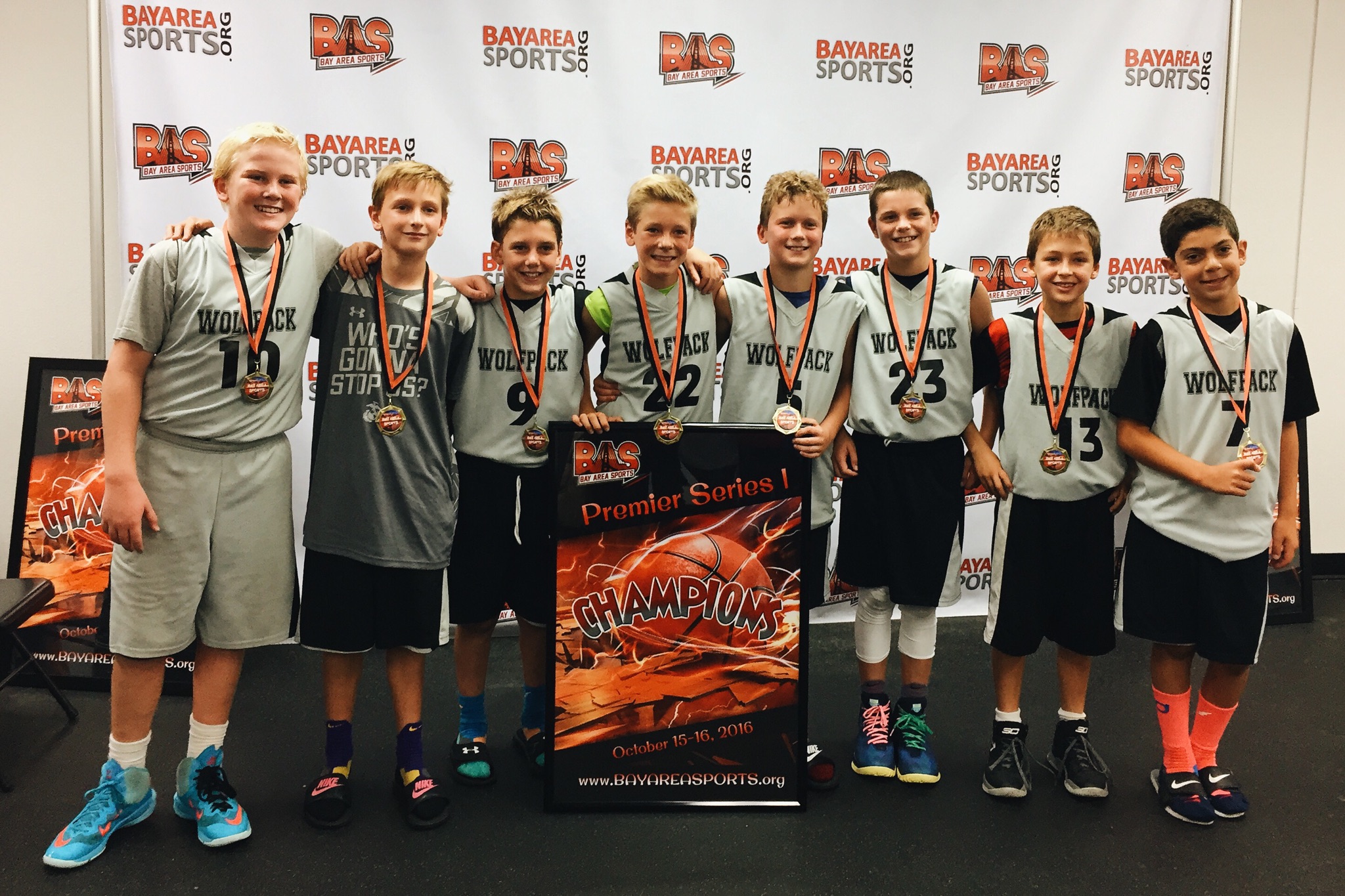 Wolfpack5 Orange Win the Championship at Bay Area Sports Tournament!
